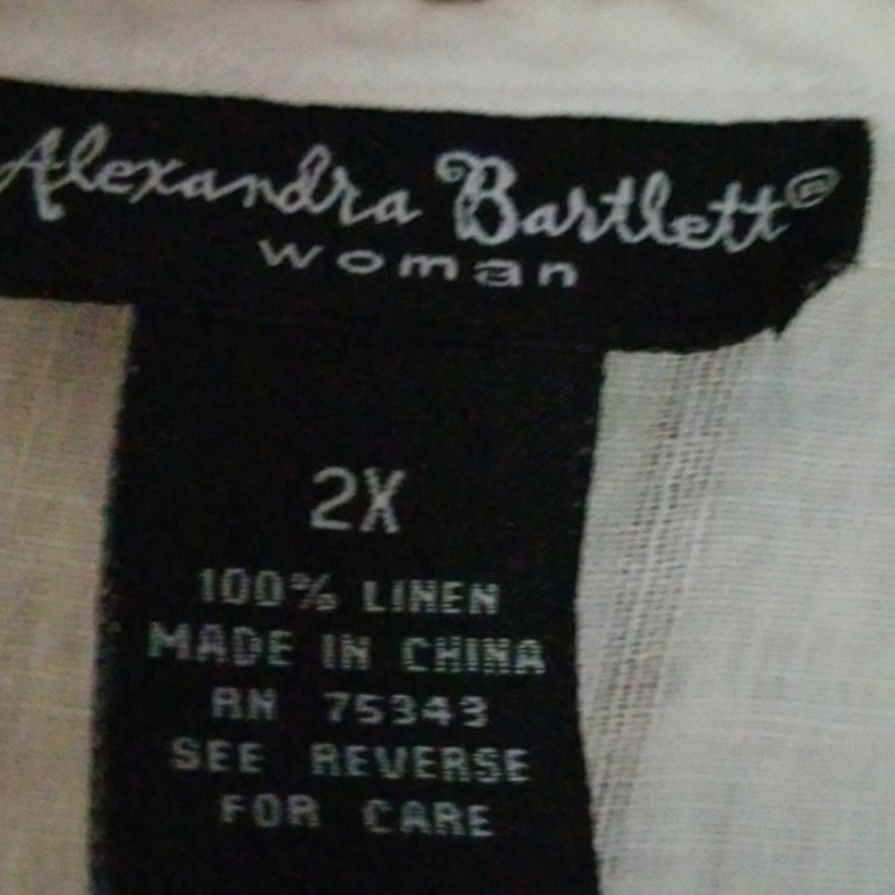 LINEN BLOUSE - Picture 2 of 3